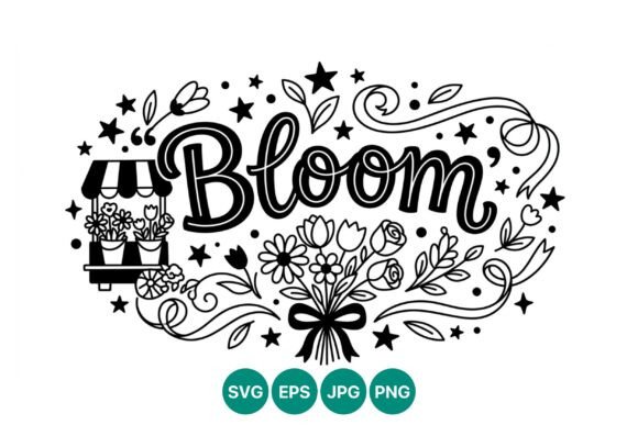Bloom Letters Graphics: A Seller's Review
