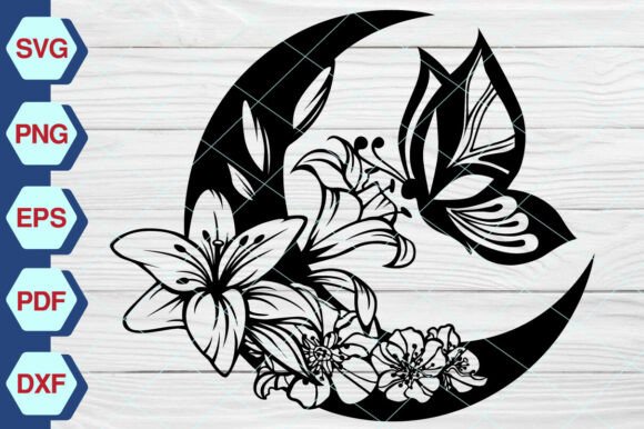 Butterfly Flower SVG: Premium Graphics & Illustrations