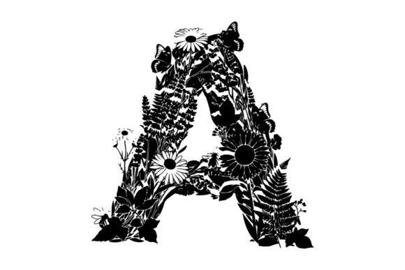 Floral Letter A Silhouette: A Designer's Review