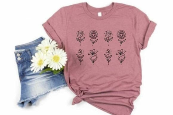 Flowers Line Art: Premium Graphics & Illustrations