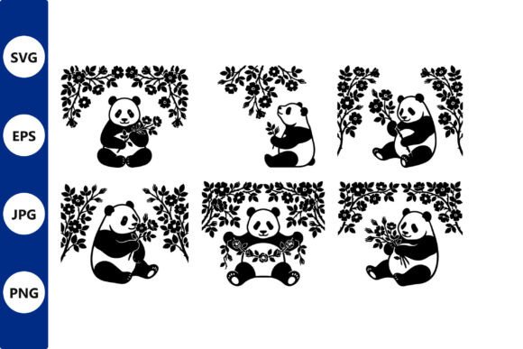 Panda with Flowers: Graphics & Illustrations Review