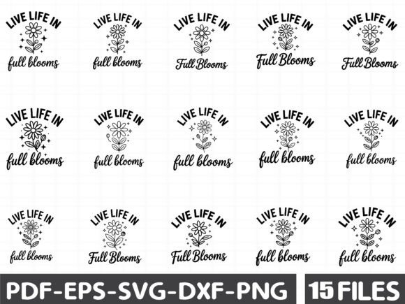 Review: Spring Flowers Positive Quote SVG for Embroidery