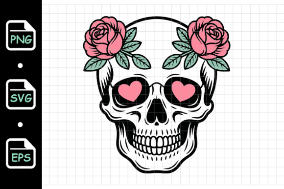 Skull with Roses: Graphics & Illustrations Review