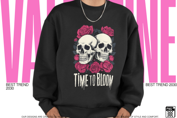 Time to Bloom Skulls and Roses: Graphics & Illustrations Review