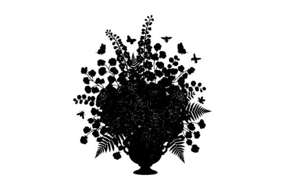 Vase Silhouette Graphics & Illustrations Review
